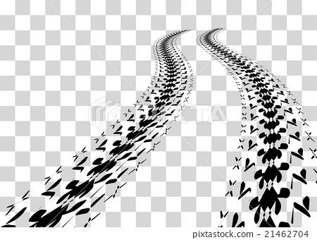 450x340 Tire Tracks Vector