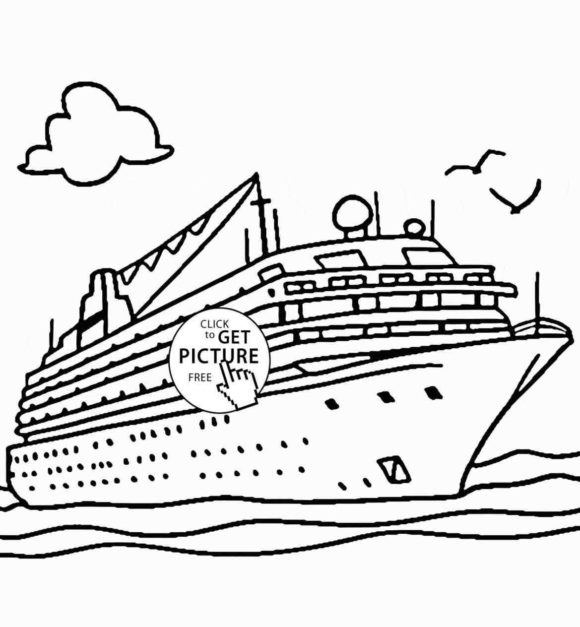 1169x1264 Ship Drawing For Kids Cruise Coloring
