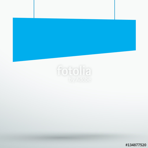 500x500 Infographic 1 Blue Title Boxes Hanging 3d Vector Stock Image And
