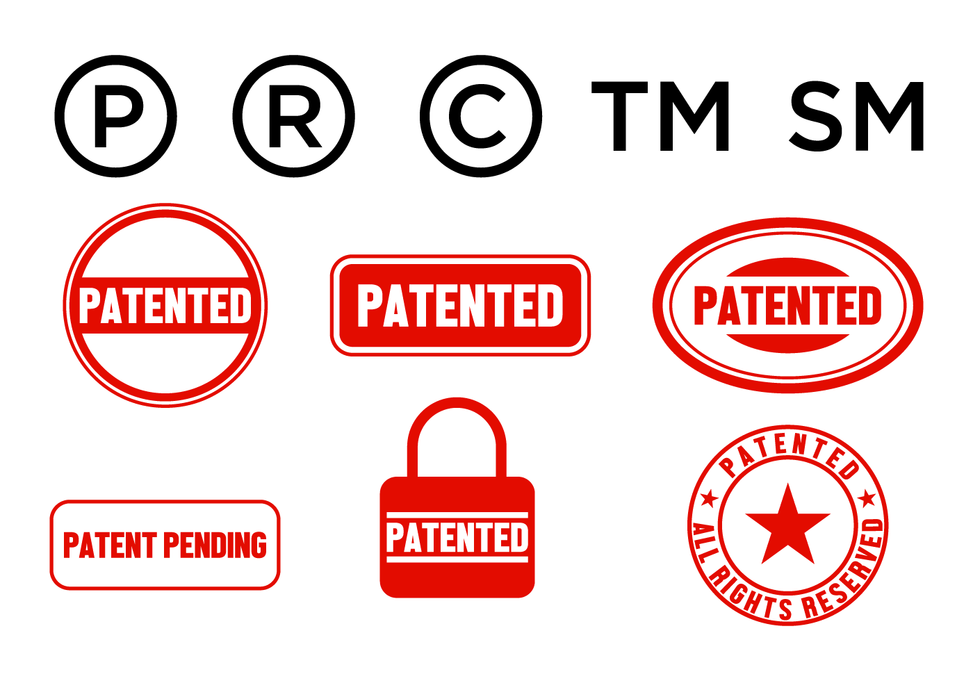 1400x980 Trademark Free Vector Art