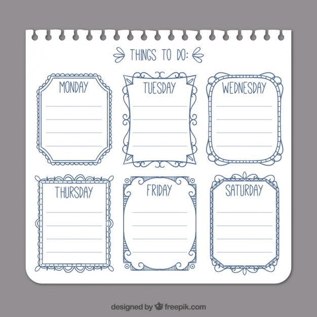 626x626 Simple To Do List Template Vector Free Download