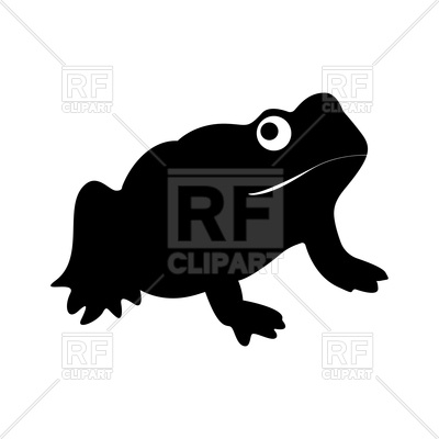 400x400 Frog Black Icon On White Background