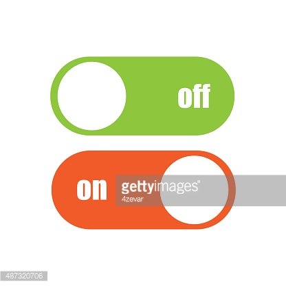 416x416 Toggle Switch Vector Icon Stock Vectors