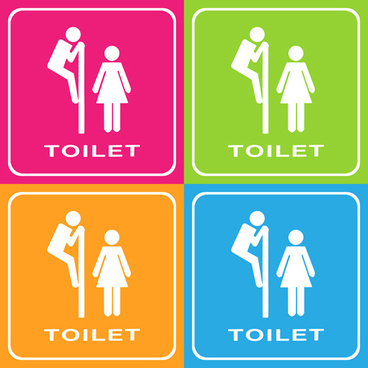368x368 Toilet Signs Vector Free Vector Download (7,399 Free Vector) For