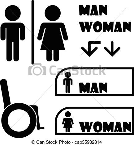 433x470 Vectors Icon Toilet Symbol Sign.