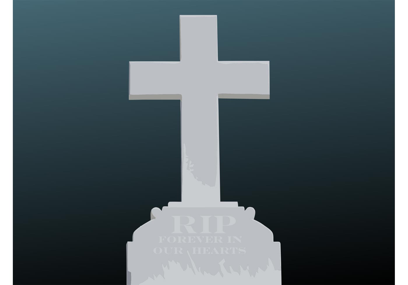 1400x980 Tombstone Free Vector Art