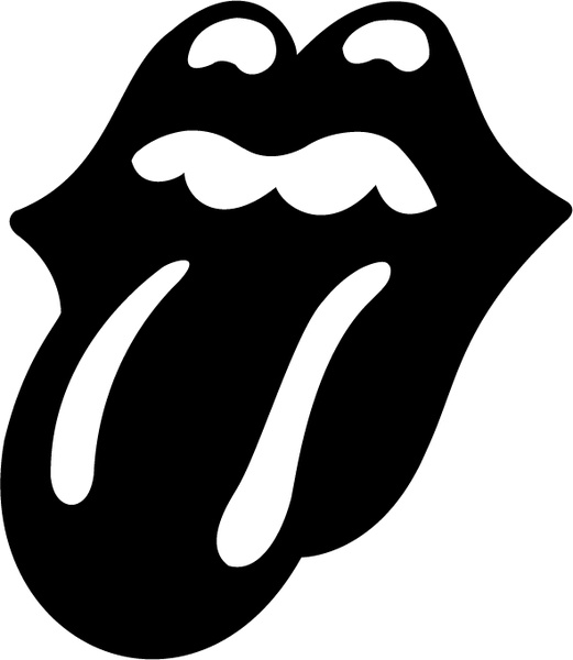 521x600 The Rolling Stones Tongue Free Vector In Encapsulated Postscript
