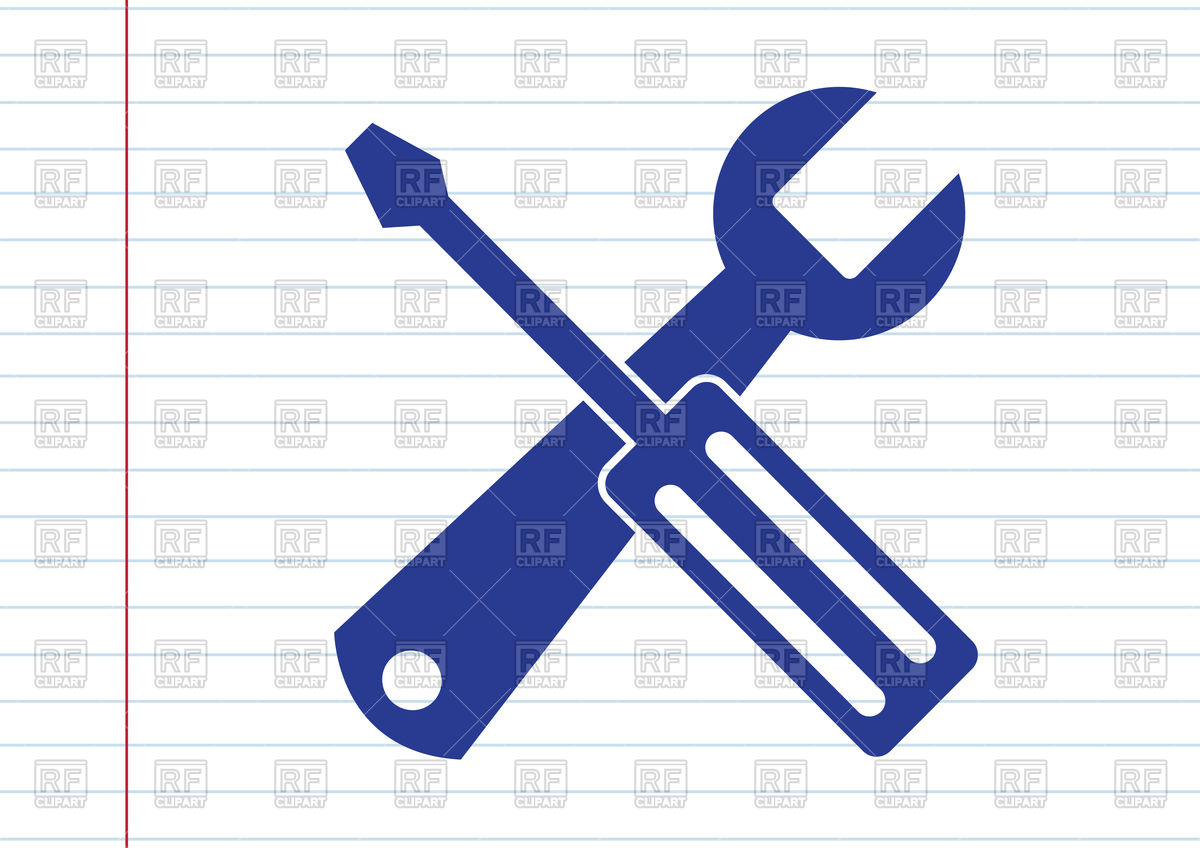 1200x848 Tools Blue Icon Vector Image Vector Artwork Of Industrial