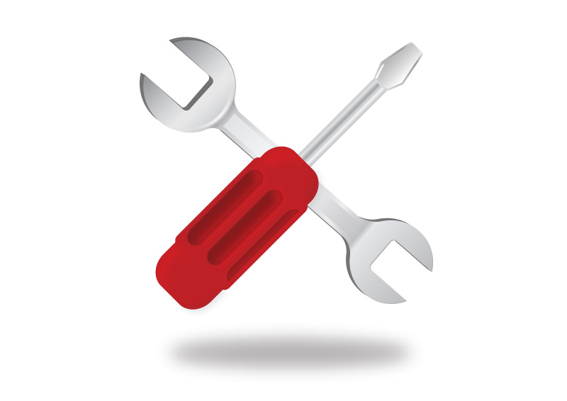 800x566 Work Tools Vector Icon