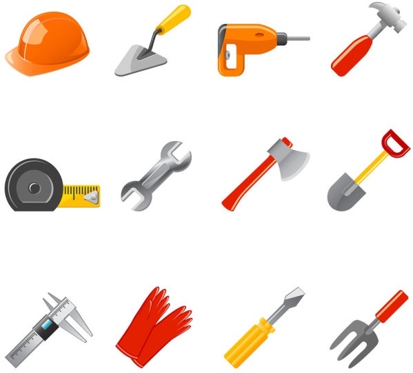 599x542 Common Tool Icon Vector Free Vector In Adobe Illustrator Ai ( .ai