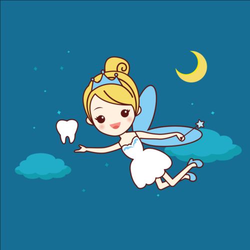 500x500 Cartoon Tooth Fairy Vector Material 06 Free Download