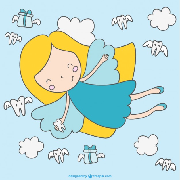 626x626 Flying Tooth Fairy Vector Free Download