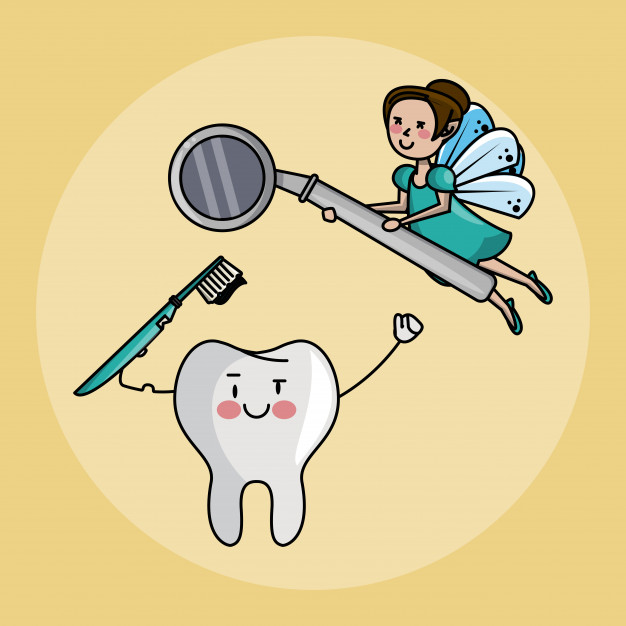 626x626 Tooth Fairy And Dental Care Vector Premium Download