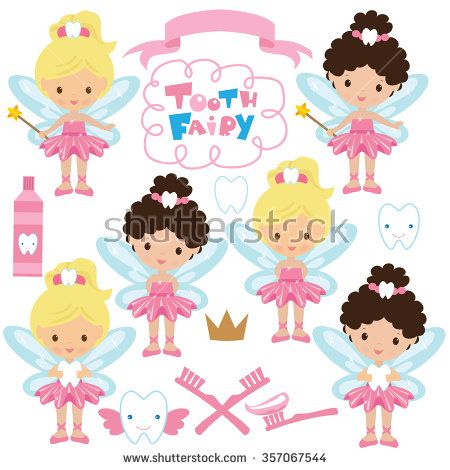 450x470 Tooth Fairy Vector Illustration Clipart Inspiration