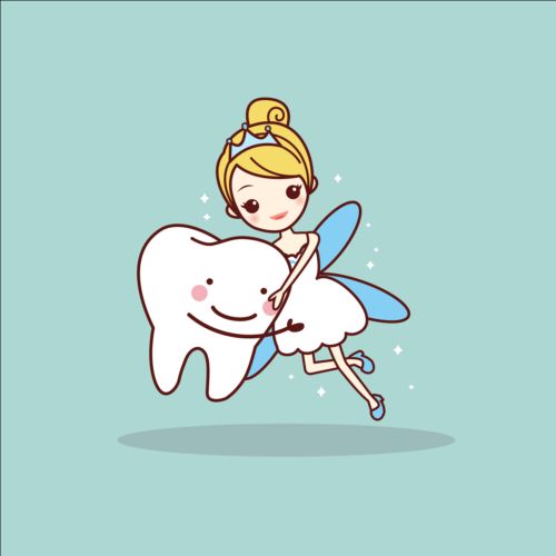 500x500 Cartoon Tooth Fairy Vector Material 01 Free Download