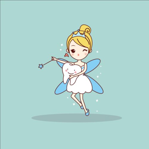 500x500 Cartoon Tooth Fairy Vector Material 02 Free Download