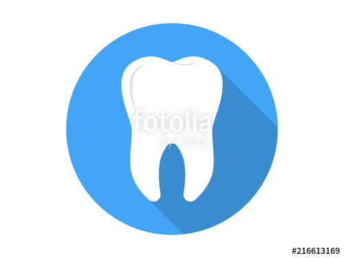 500x375 Tooth Icon Flat Vector Stock Image And Royalty Free Vector Files