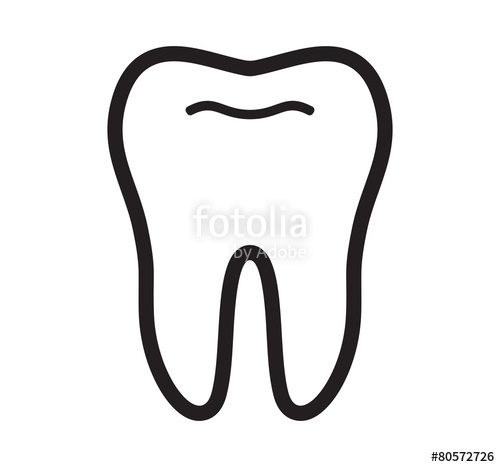 500x467 Tooth Vector Icon Stock Image And Royalty Free Vector Files On