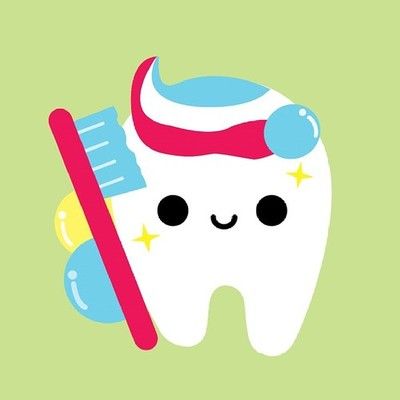 400x400 Cute Tooth Vector