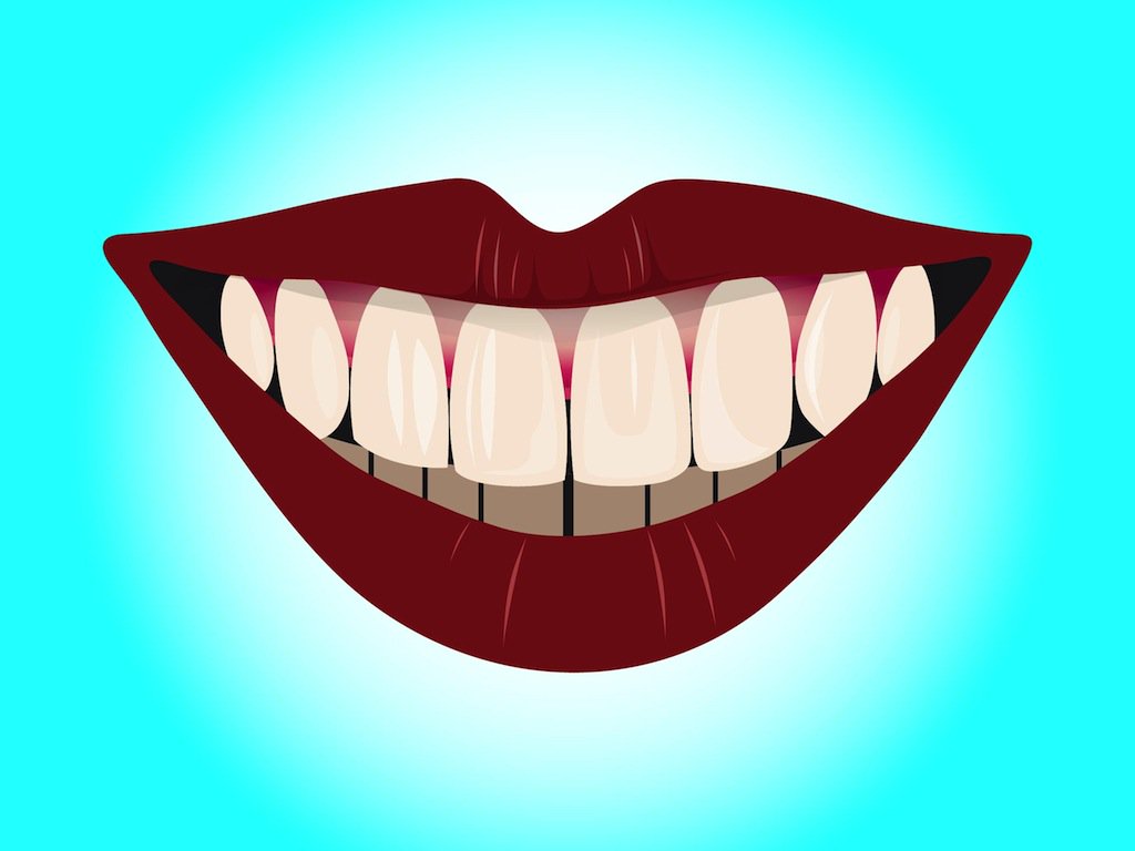 1024x768 Smile With Teeth Vector Art Amp Graphics