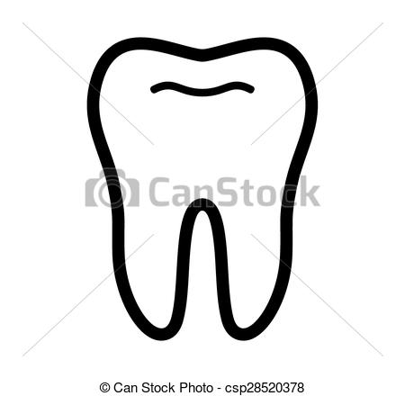 450x440 Tooth Vector Icon.