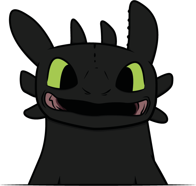 751x711 Smiling Toothless By Kachiwho