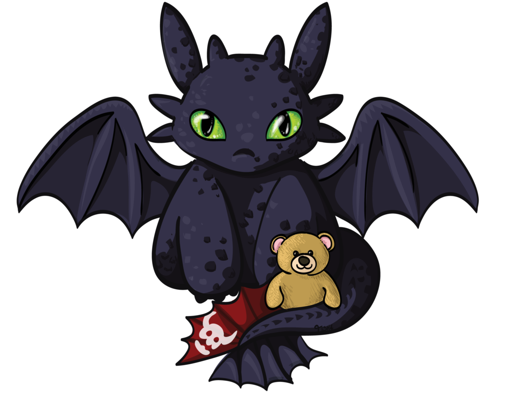 1024x791 Teddy N Toothless By Labrattish