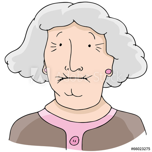 500x500 Toothless Old Woman