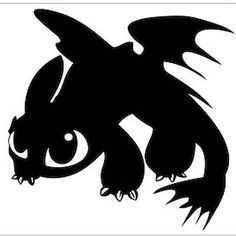 236x236 Toothless Silhouette Vector