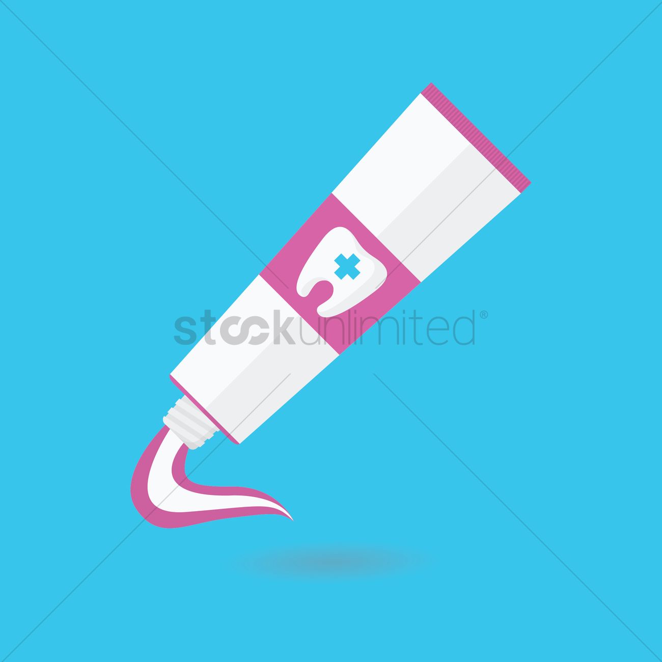 1300x1300 Toothpaste Vector Image