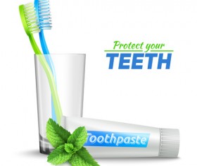 280x235 Toothpaste Vector