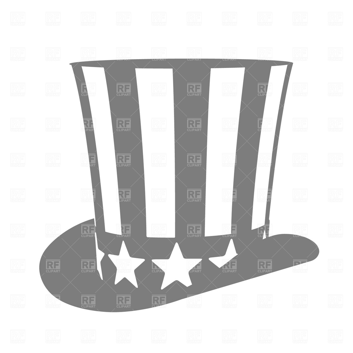 1200x1200 American Top Hat Vector Image Vector Artwork Of Beauty, Fashion