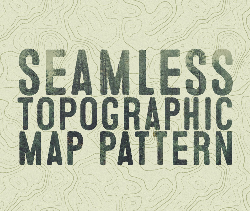 1000x844 How To Create A Seamless Topographic Map Pattern