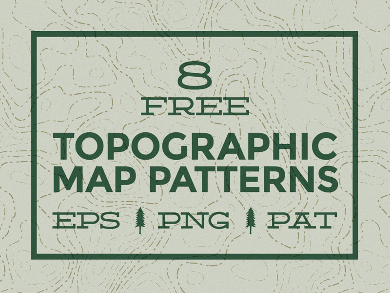 800x600 Free Topographic Map Patterns By Chris Spooner