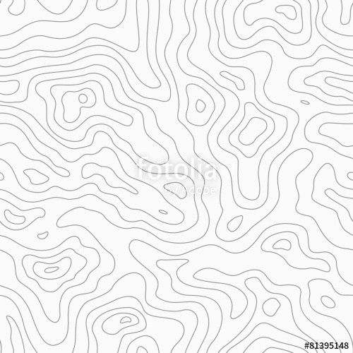 500x500 Topographic Map Seamless Pattern. Vector Background Stock Image