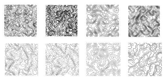 552x267 Creative Topographic Map Patterns Vector Free Download