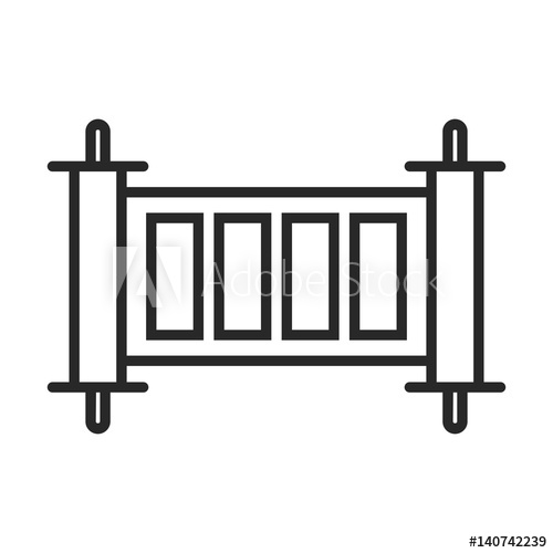 500x500 Torah Vector Icon
