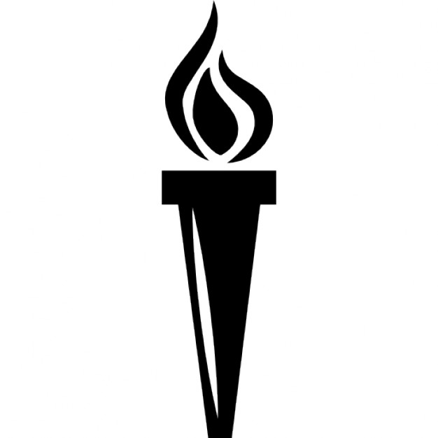 626x626 Torch With Light Of Fire Icons Free Download