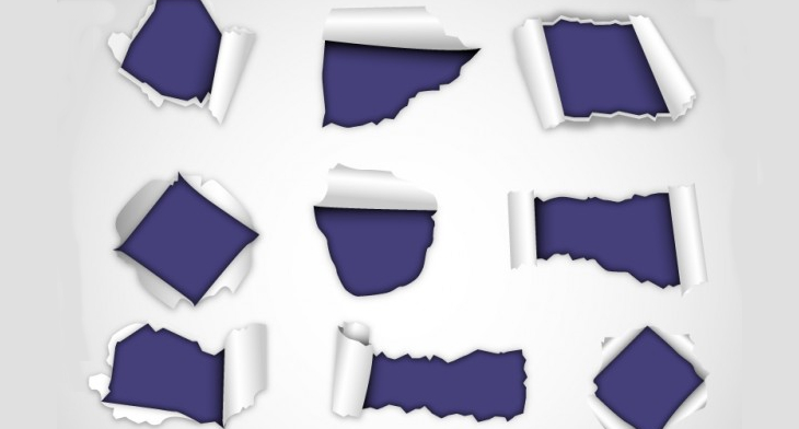 730x392 Ripped Paper Textures