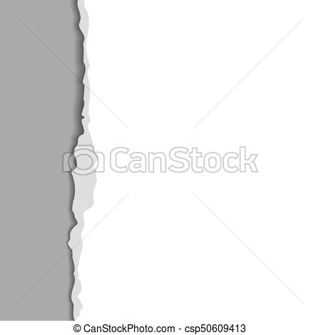 450x470 Torn Paper With Ripped Edge. Flyer, Poster, Card Template