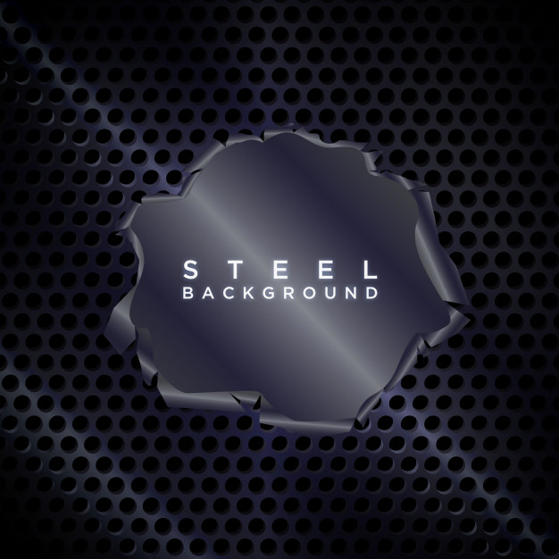 626x626 Torn Metal Background Vector Premium Download