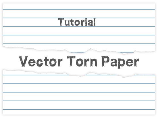 550x410 How Make A Vector Torn Paper With Illustrator 9 Steps