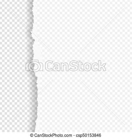 450x470 Torn Paper With Ripped Edge. Flyer, Poster, Card Template With