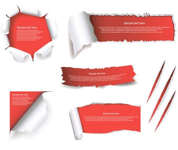 575x484 Free Vector Ripped And Torn Paper Texture 05