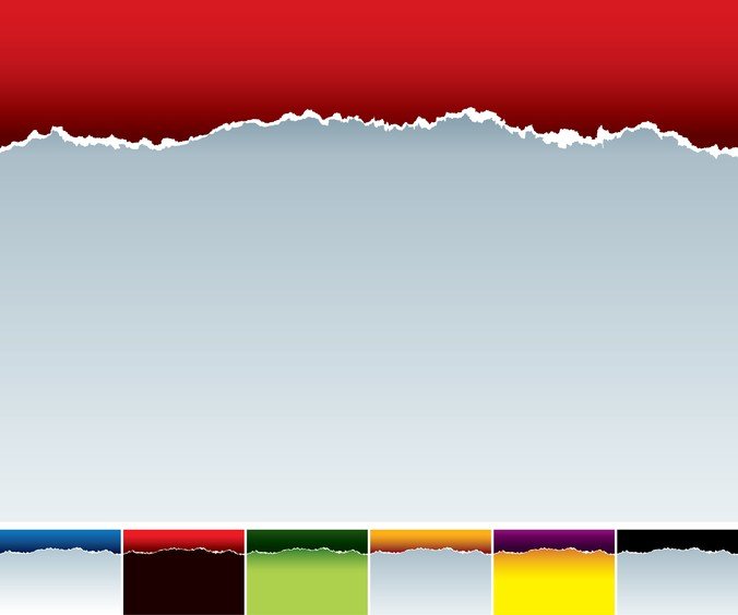 676x564 Free Colorful Torn Paper Vector 2 Psd Files, Vectors Amp Graphics