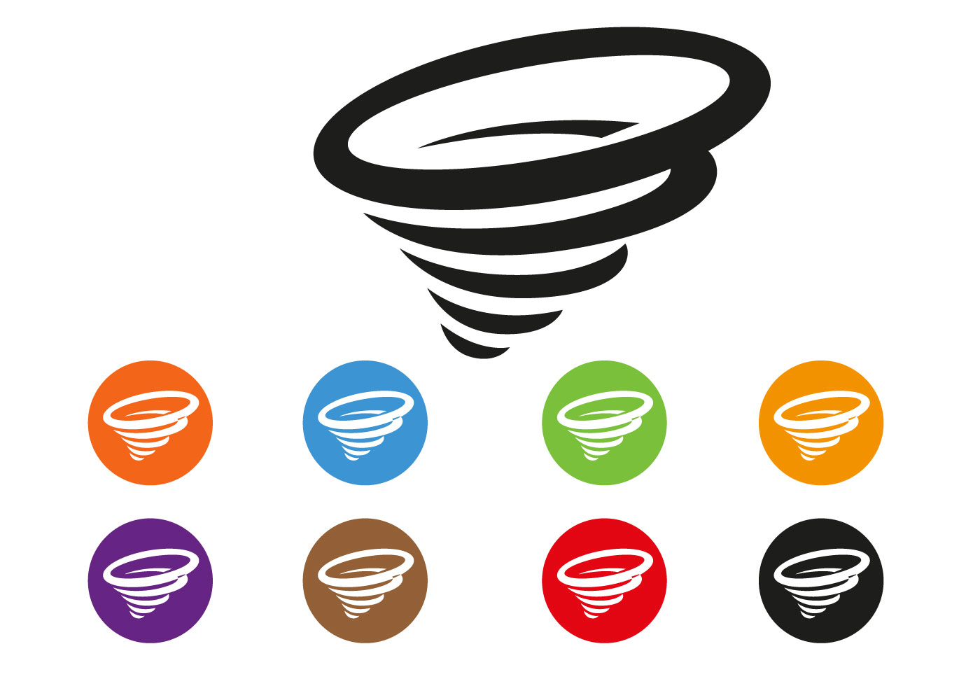 1400x980 Tornado Free Vector Art