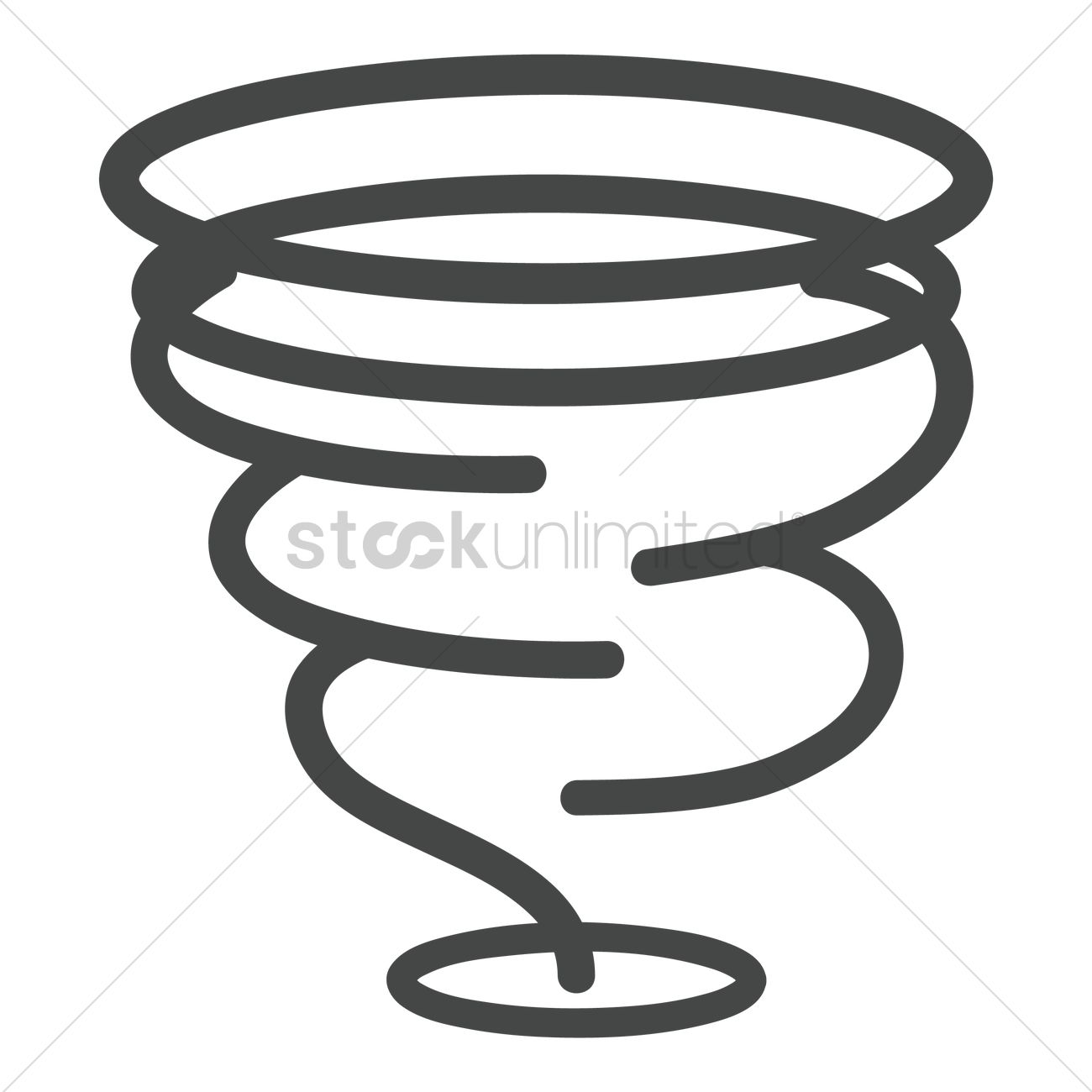 1300x1300 Tornado Vector Image