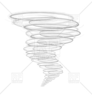 384x400 Tornado Vector Image Vector Artwork Of Design Elements
