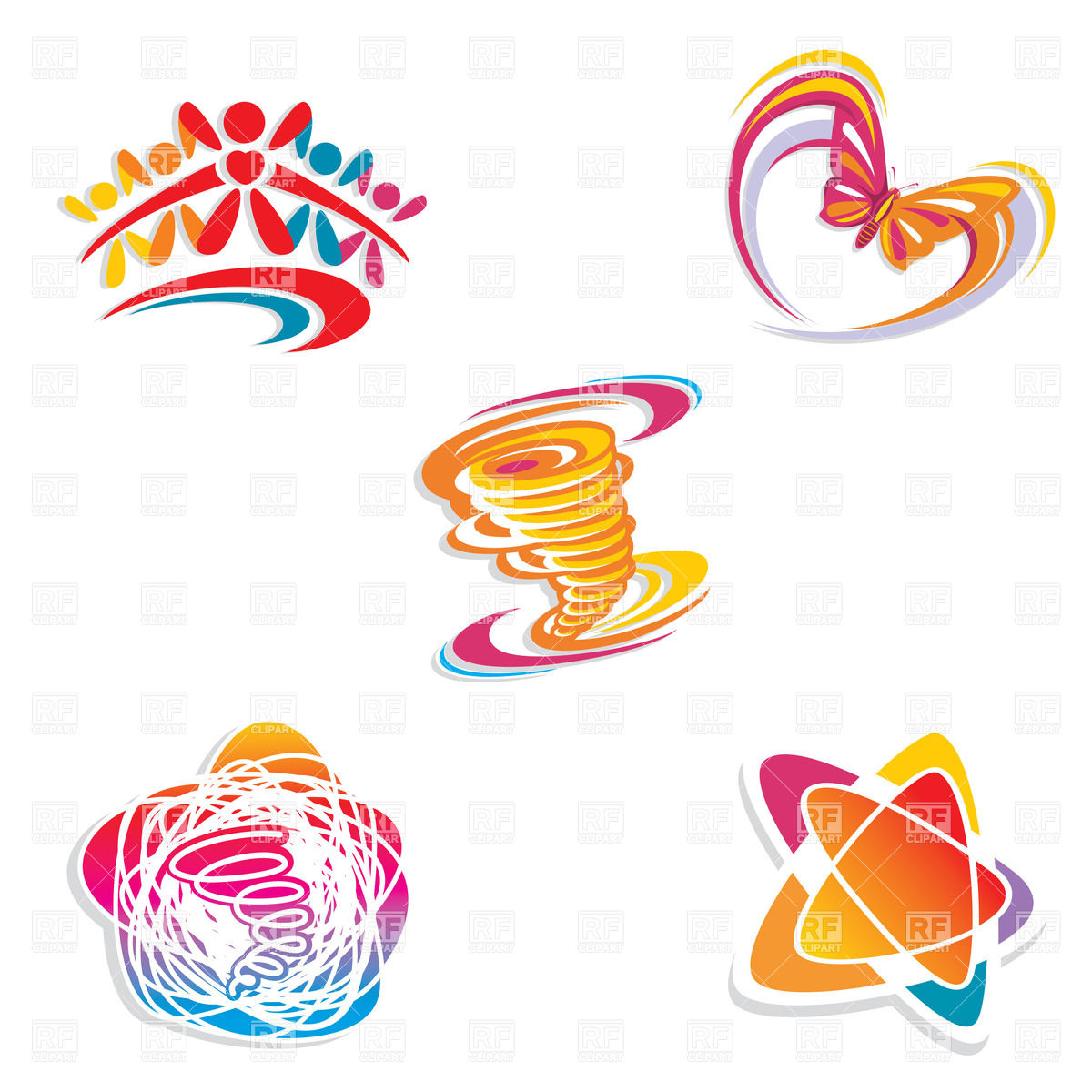 1200x1200 Bright Colorful Icons