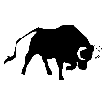 332x332 Vector De Toro